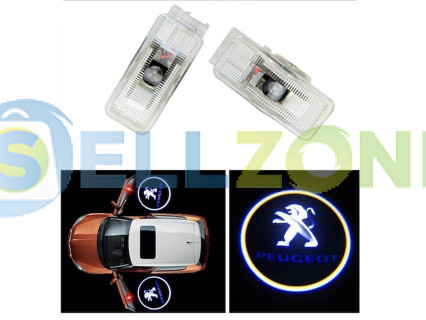 Προτζέκτορες Πόρτας Αυτοκινήτου με Λογότυπο για Peugeot - LgPE1-LgPE2